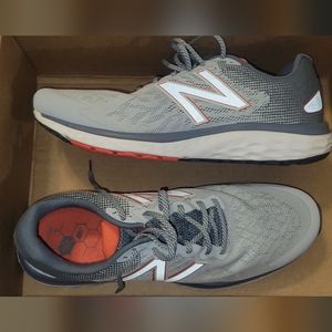 New Balance Men's 680 V7 Running Shoe, gray, size 15